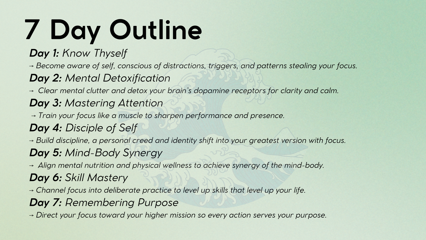 Focus Reset Mastermind